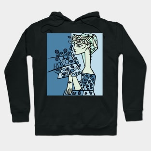 portrait cubism Hoodie